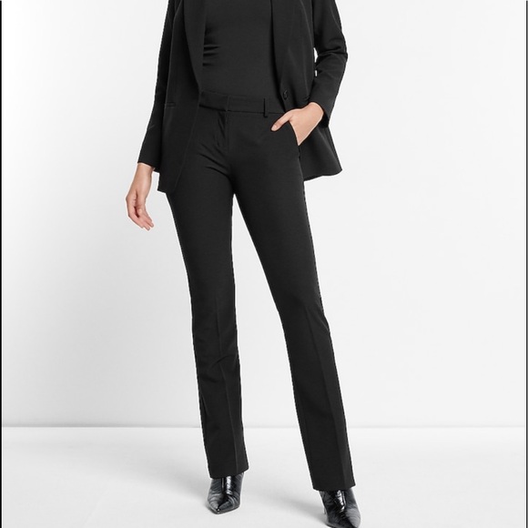 Editor Mid Rise Bootcut Pant - EXPRESS - Picture 2 of 3